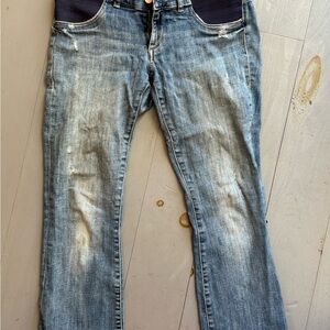 DL1961 Women's Faded Blue Boot Cut Jeans